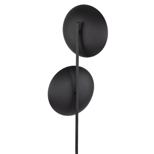 Loftowa stojąca lampa do salonu Slate 16136 mleczne kule czarny