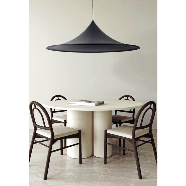 Wisząca lampa sypialniana KELDAN AZ5903 Azzardo stożkowa biała