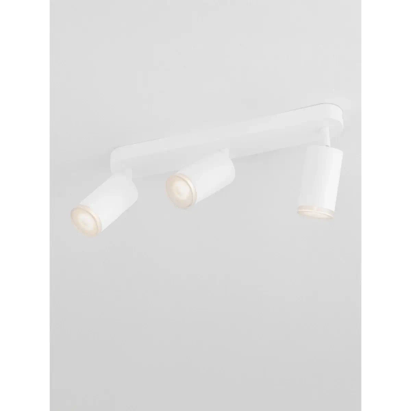 Tuba lampa sufitowa ZENFARO LE45680 do salonu biała