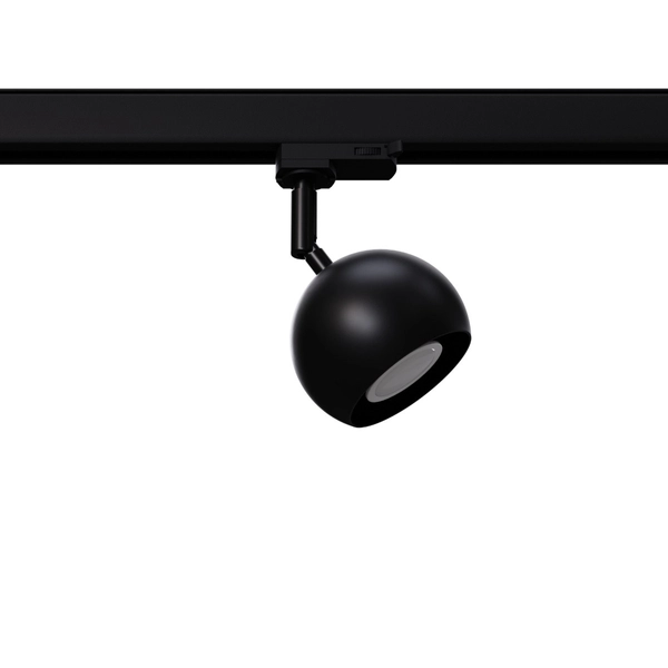 Nasufitowa lampa do systemu szynowego 3-fazowego OCULARE MYL.00332 czarna