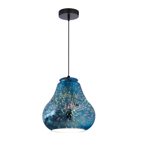 Lampa wisząca GALACTIC niebieska 31-56108 1xE27 modernistyczna