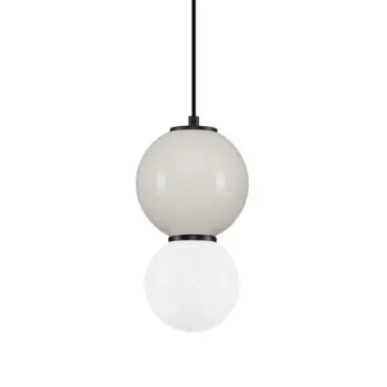 Salonowa lampa wisząca JORELIA LE45254 LED 4W 3000K kula ball szara biała