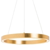 Loftowa LAMPA wisząca CARLO PL200910-600-GD Zumaline metalowa OPRAWA loftowy zwis LED 50W 4000K ring złoty