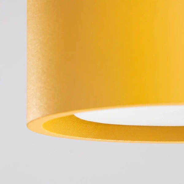 Podwójna lampa sufitowa MODO żółta SL.2475 2xGx53 metalowa tuba