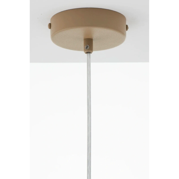 Kaszmirowa lampa wisząca VITRUM 1xE27 nad wyspę kopuła 41556
