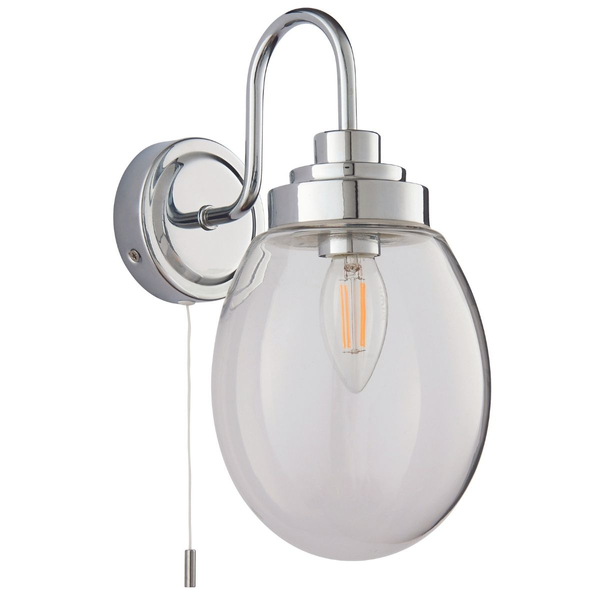 Kinkiet do łazienki Hampton 76304 Endon włącznik elipsa IP44 chrom