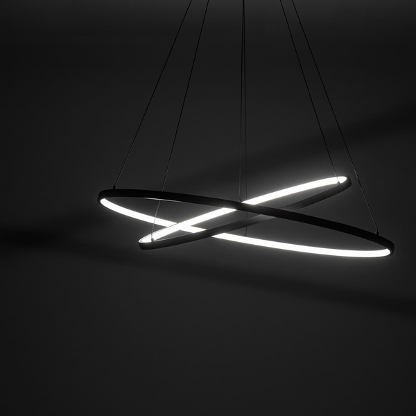 Pierścieniowa wisząca lampa Circolo 10814 Nowodvorski LED 35W 3000K czarna