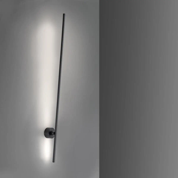 Ścienna lampa metalowa Inigo LED 11W 3000K kinkiet listwa czarna