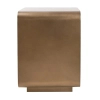 Złoty stolik kawowy NOURA MM001501100369 drewniany minimalistyczny 45cm