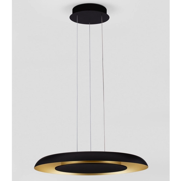 Wisząca lampa regulowana CAPINOTA LE44798 LED 38W 2700-4000K czarna złota