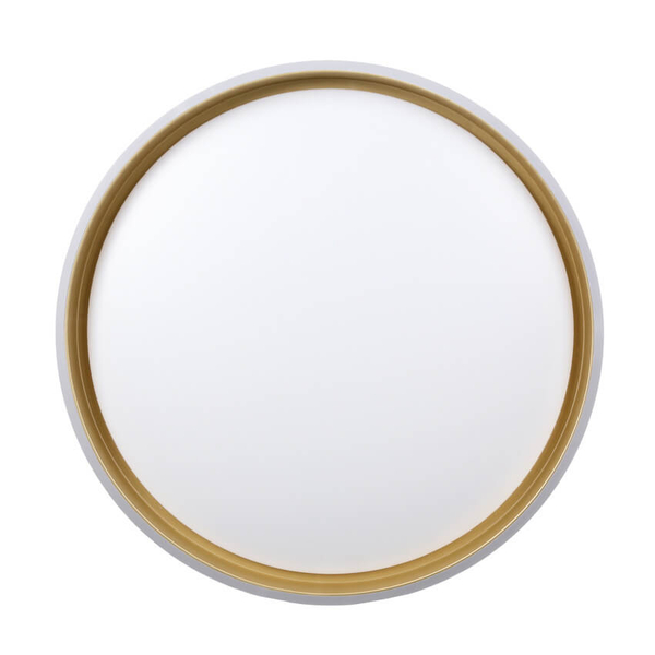 Okrągły plafon Florida 13-11343 LED 24W 4000K czarny złoty
