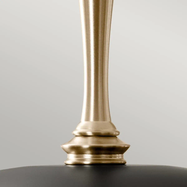 Łańcuchowa wisząca lampa Delarosa KL-DELAROSA-P-BK kopułowa czarna