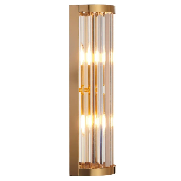 Lampa ścienna glamour EXELLENT ST-88022W przezroczysta złota