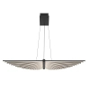 Metalowy żyrandol Seraph QN-SERAPH-LP-L-BLK LED 57W 3000K matowy czarny