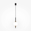 Lampa wisząca The Sixth Sense Z020PL-L6B3K LED 7W 3000K kula czarna biała