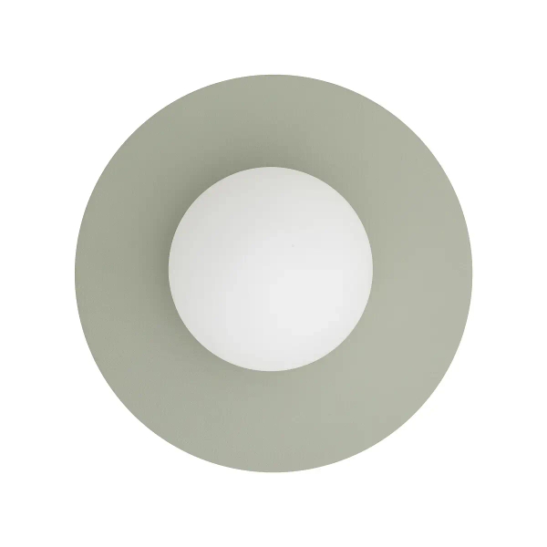 Salonowy kinkiet ścienny SATURN biały szałwiowy szklany kula 1xG9 okrągły ball 12438