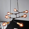 Industrialna lampa wisząca Josefine 2010303003 Nordlux sticks pręty czarne