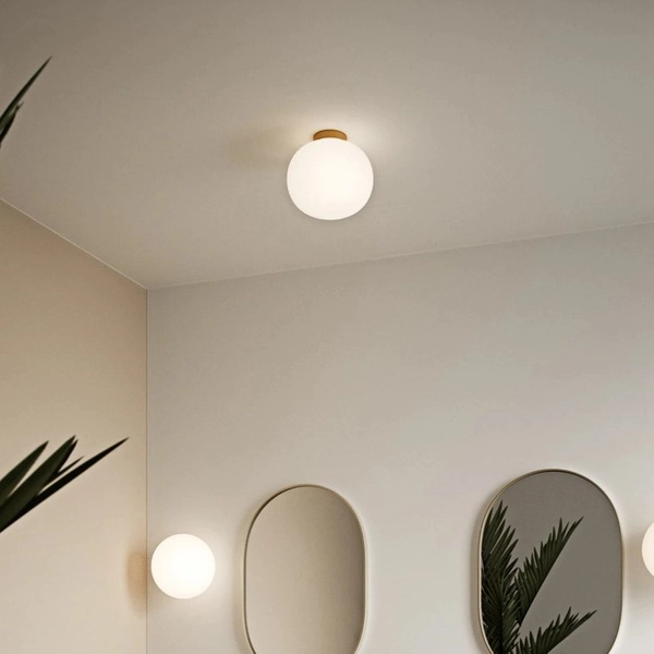 Plafon szklany Alton 2010506001 Nordlux kula ball biała