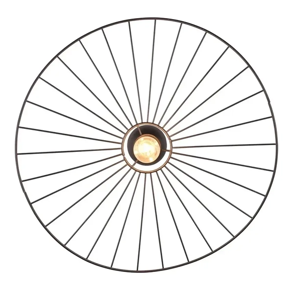 Nasufitowa lampa Chapeau R61451032 RL Light kapelusz japandi czarna