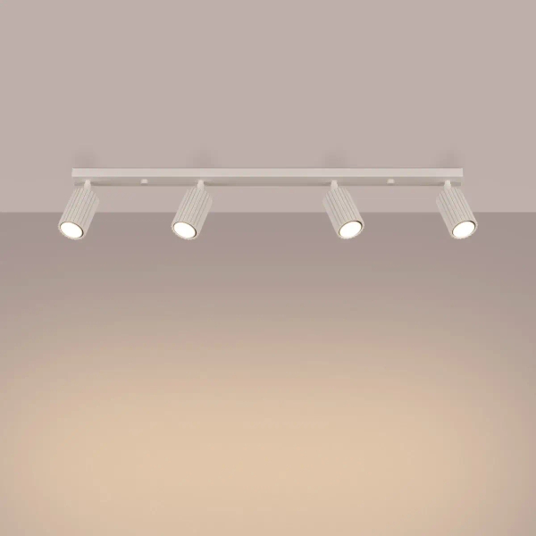 Lampa sufitowa na listwie KARBON SL.1603 regulowana tubki beżowe