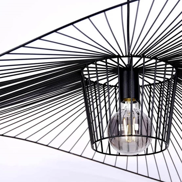 Druciana LAMPA wisząca KP-21 CZARNY Kaja industrialna OPRAWA metalowy zwis