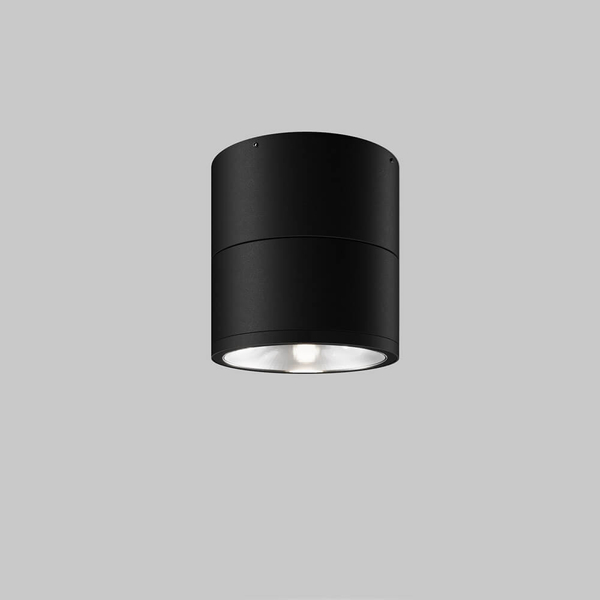 Nasufitowa lampa Spin O310CL-L12GF3K LED 12W 3000K IP54 krążek grafitowa