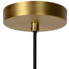 LAMPA wisząca FIRMIN 45497/20/02 Lucide szklana OPRAWA zwis tuba złoty opal