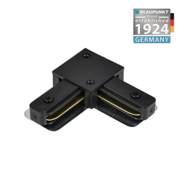 Kątowy L-ŁĄCZNIK VISION KL1B do 1-fazowego systemu szynowego czarny