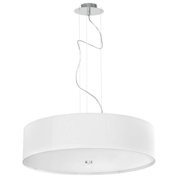 LAMPA wisząca 6774 metalowa OPRAWA okrągły zwis abażurowy czarny