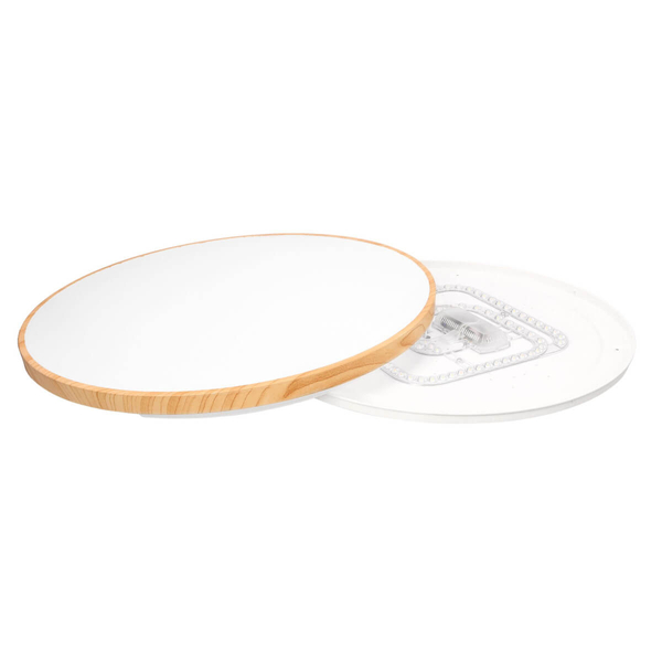 Plafon sufitowy do salonu Tens 16-33949 LED 24W 3000-6000K drewniany