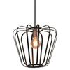 Wisząca lampa druciana Jonas 31-78483 Candellux klatka loft czarna