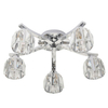 Sufitowa lampa wielopunktowa Ria 96454 IP44 chrom przezroczysty