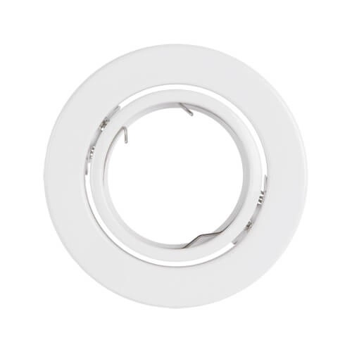 Sufitowa LAMPA podtynkowa KAJKA C 03753 Ideus metalowa OPRAWA okrągła oczko wpuszczane białe