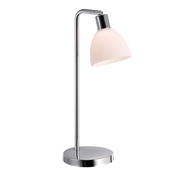 Lampka stołowa Ray 63201033 Nordlux metalowy klosz biały chrom