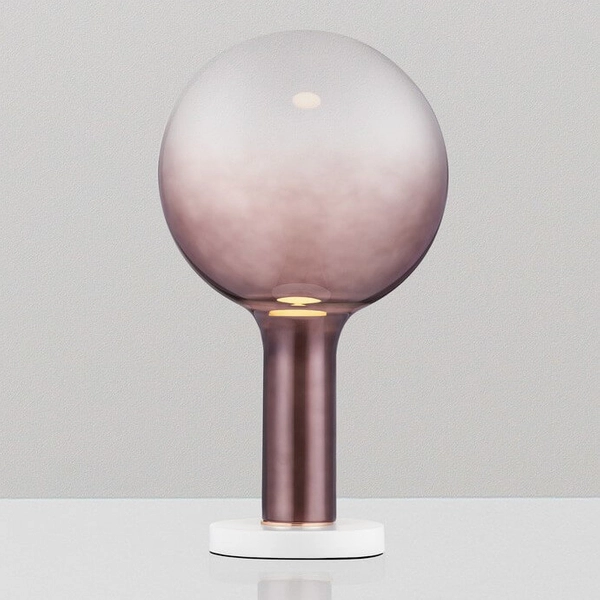 Biurkowa lampa do gabinetu JAVIER LE44482 LED 3W 3000K brązowa biała