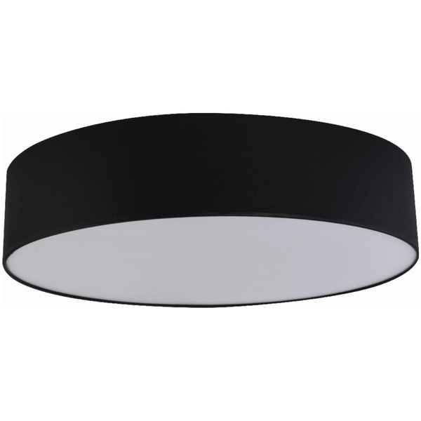 Plafon nowoczesny Rondo 1587 TK Lighting okrągły z tkaniny czarny biały
