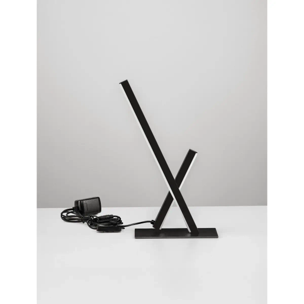 Geometryczna lampa stołowa TALVORA LE45450 LED 11W 3200K czarny