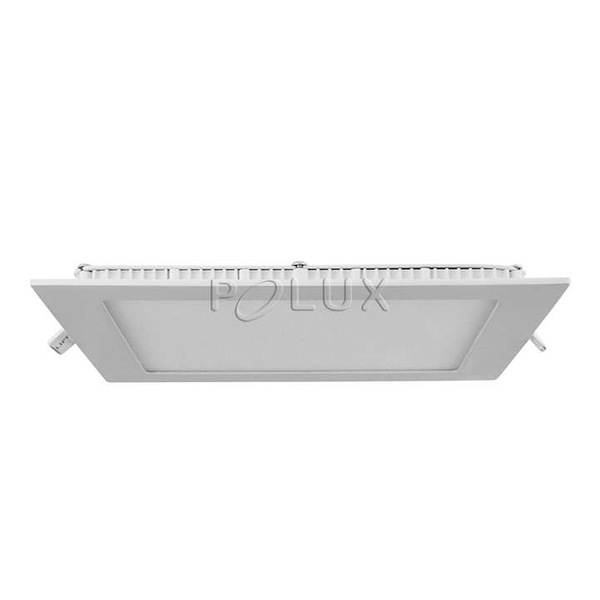 Wpust LAMPA sufitowa MARS 303523 Polux metalowa OPRAWA kwadratowa LED 18W 3000K do zabudowy biała