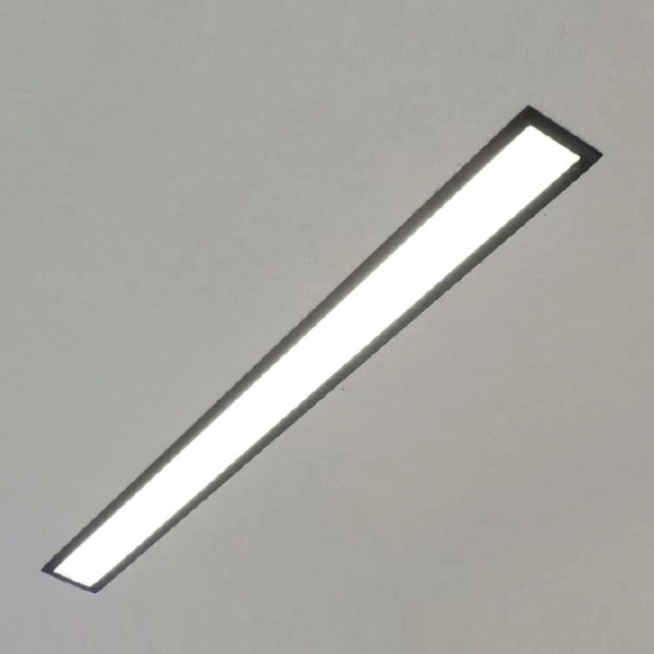 Wpust podłużny Lupinus 2120014203-1 Elkim LED 40W 4000K liniowy czarny