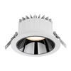 Łazienkowa LAMPA wpust KEA 8771 Nowodvorski metalowa OPRAWA LED 30W 3000K okrągła sufitowa IP44 biała