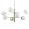 Wisząca lampa molekułowa Ultimo ULT-ZW-8 (Z) biała złoty połysk
