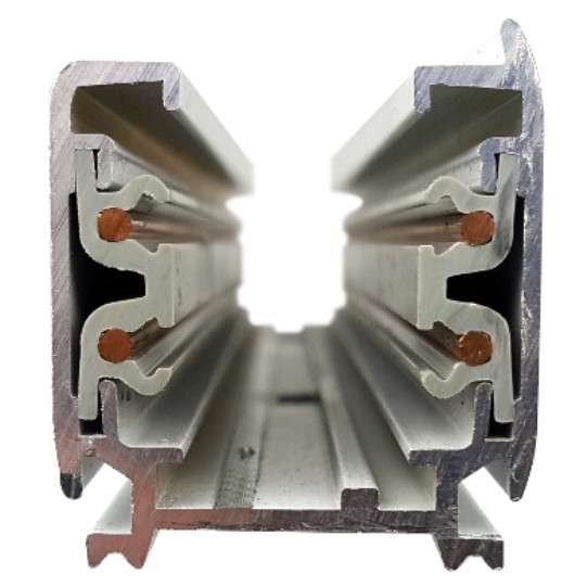 Szynoprzewód sufitowy 2 m Aluminum 4 wires Track MHT1-200-WH Maxlight 3-fazowa LISTWA ścienna natynkowa 230V biała