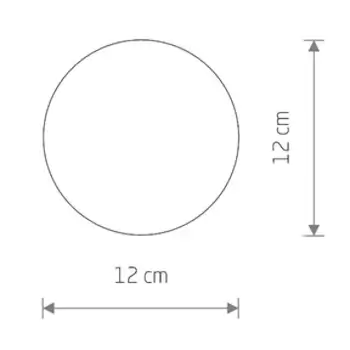 Salonowy klosz Cameleon Snowball 120 10267 Nowodvorski kulisty biały