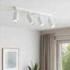 Przysufitowa lampa salonowa Mica Spot ML2101 tubki cylinder biały