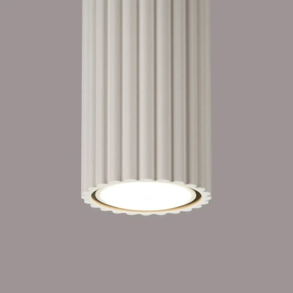 Sufitowa lampa podłużna KARBON SL.1588 ryfel metalowa beżowa