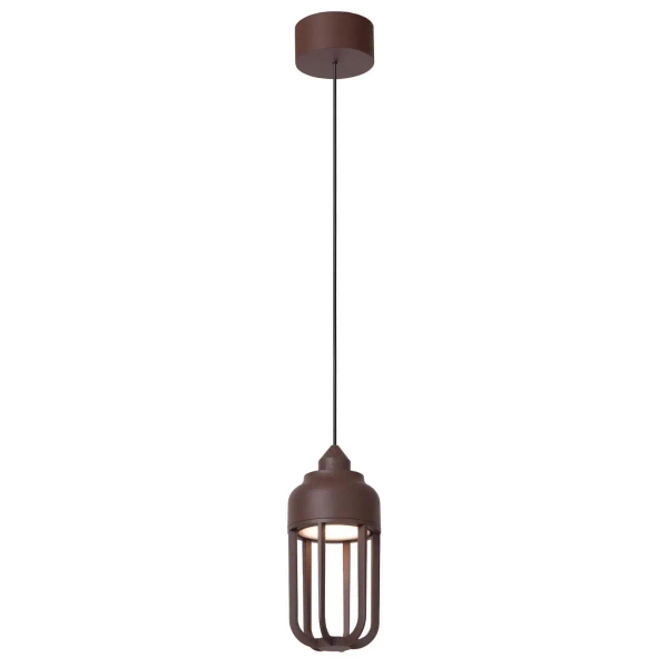 Zewnętrzna wisząca lampa Wells 33810/08/97 LED 8W 2700K IP54 brązowy