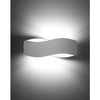 Biała lampa sypialniana SL.1018 metalowy kinkiet nowoczesny
