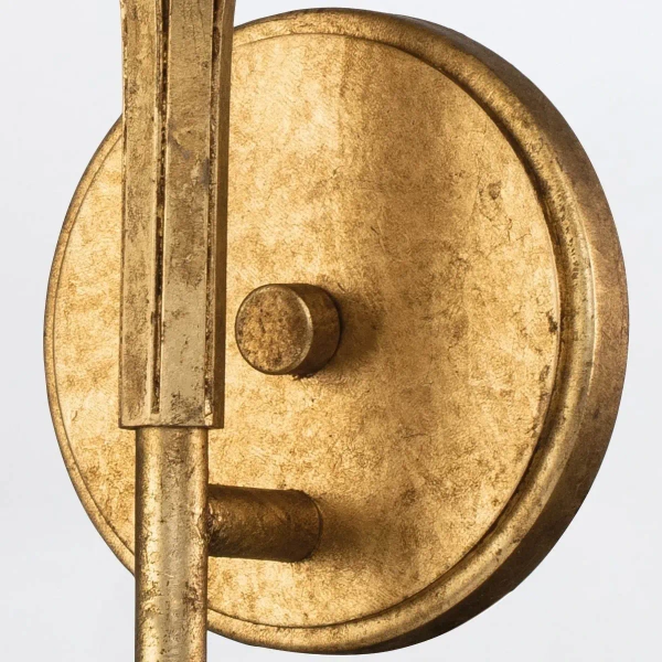 Podłużna lampa na ścianę Sawgrass QN-SAWGRASS-1WB-DG-O IP44 złoty