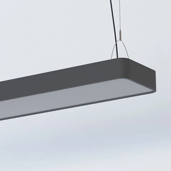 Jadalniana wisząca lampa Soft 7532 Nowodvorski prostokątna grafitowa