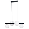 Nowoczesna lampa wisząca KAMA 34-01214 szklane kule zwis czarny